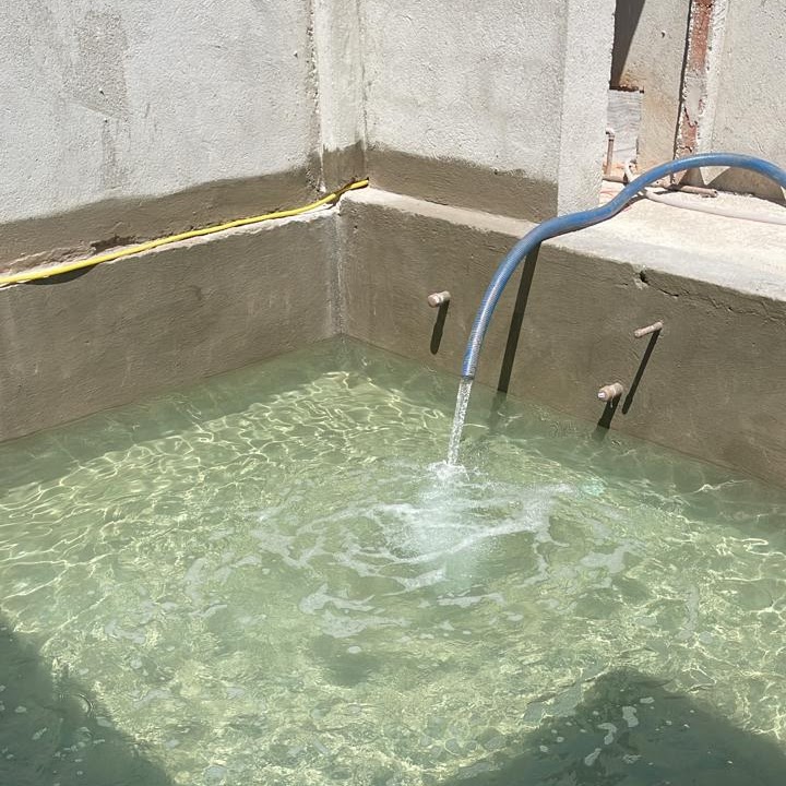 Abastecimento de caixa d'água